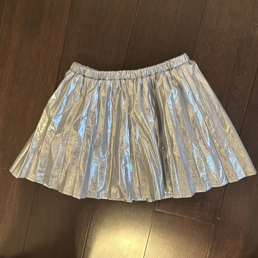 Metallic pleated skirt - Picture 2 of 3